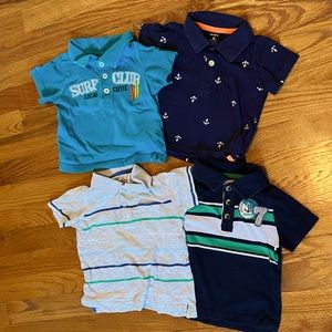 12-18 month cotton polo shirts